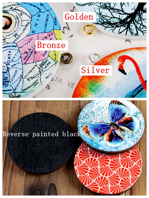 2 шт 45 мм 3D рельефный большой круглый кулон ручной работы из дерева сделать