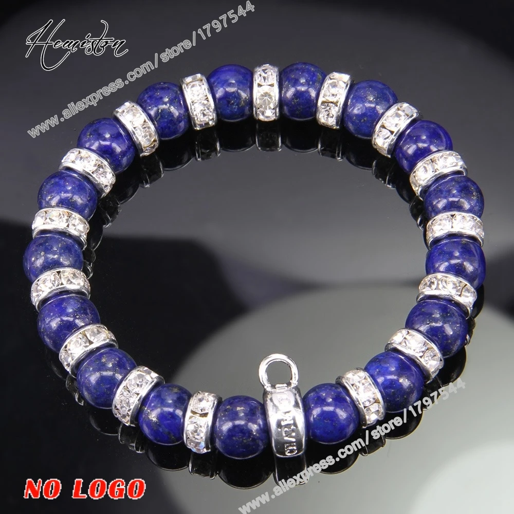Браслет с бусинами Thomas Style Lapis Lazuli браслет Стразы фирменной подвеской бижутерия