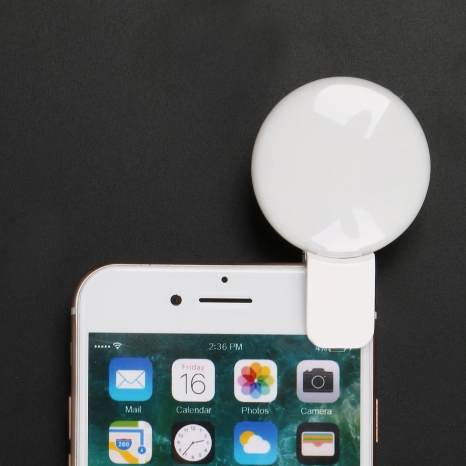 2017 мини Selfie портативный флэш светодиодный свет фото камера кольцо телефон