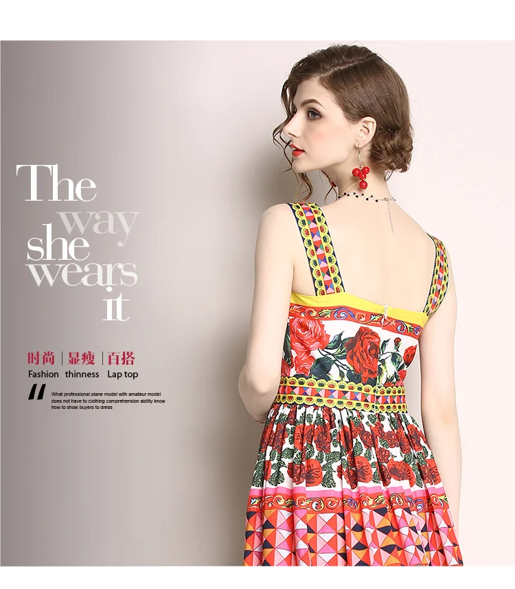 2019 взлетно посадочной полосы Макси платье летние милые для женщин Роскошные с