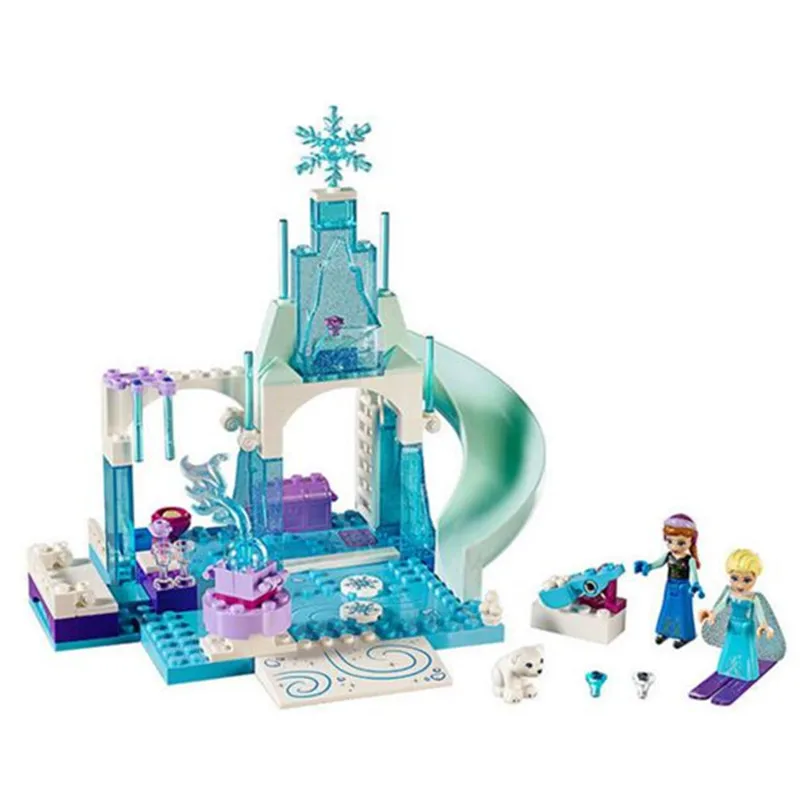 2017 лучший подарок для девочек! Принцесса Эльза ледяной волшебный замок домик