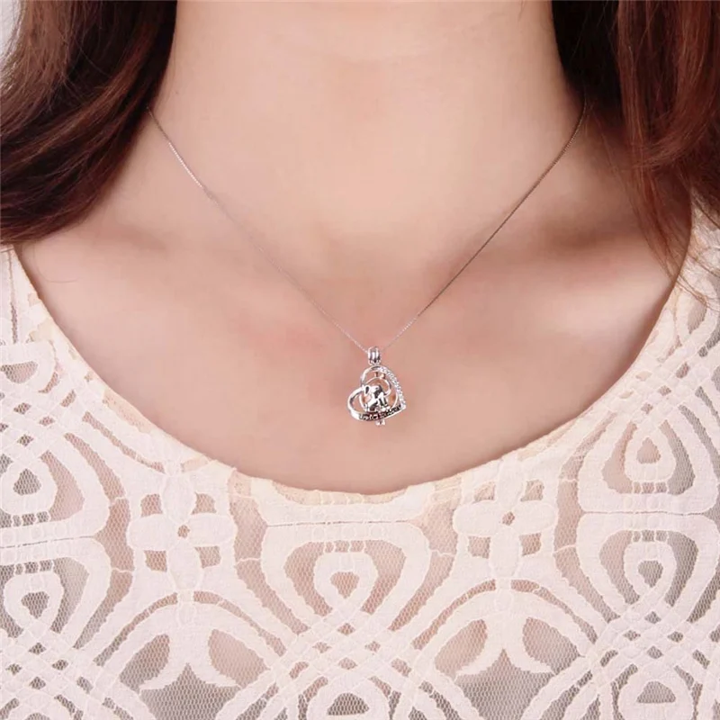 CLUCI Серебро 925 милый слон подвески женские ювелирные изделия кулон из