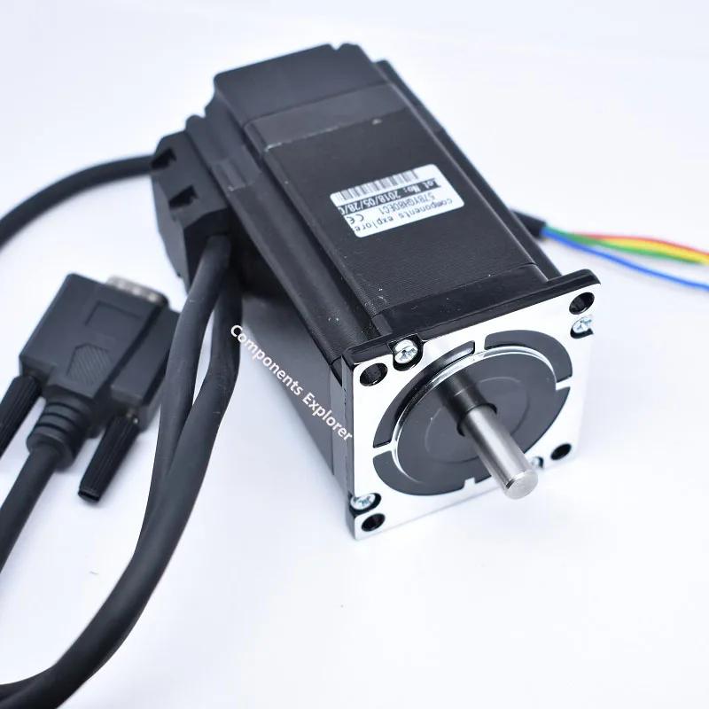 NEMA23 57 шаговый двигатель с замкнутым контуром 57BYGH80EC1 крутящий момент 2N Высокоскоростной шаговый двигатель с 1000 линейным кодером