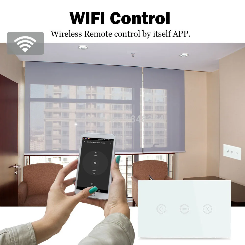 Zemismart шторка с WiFi переключатель WiFi приложение Голосовое управление Siri Alexa Google Home для завальцовки затвора слайда гаража