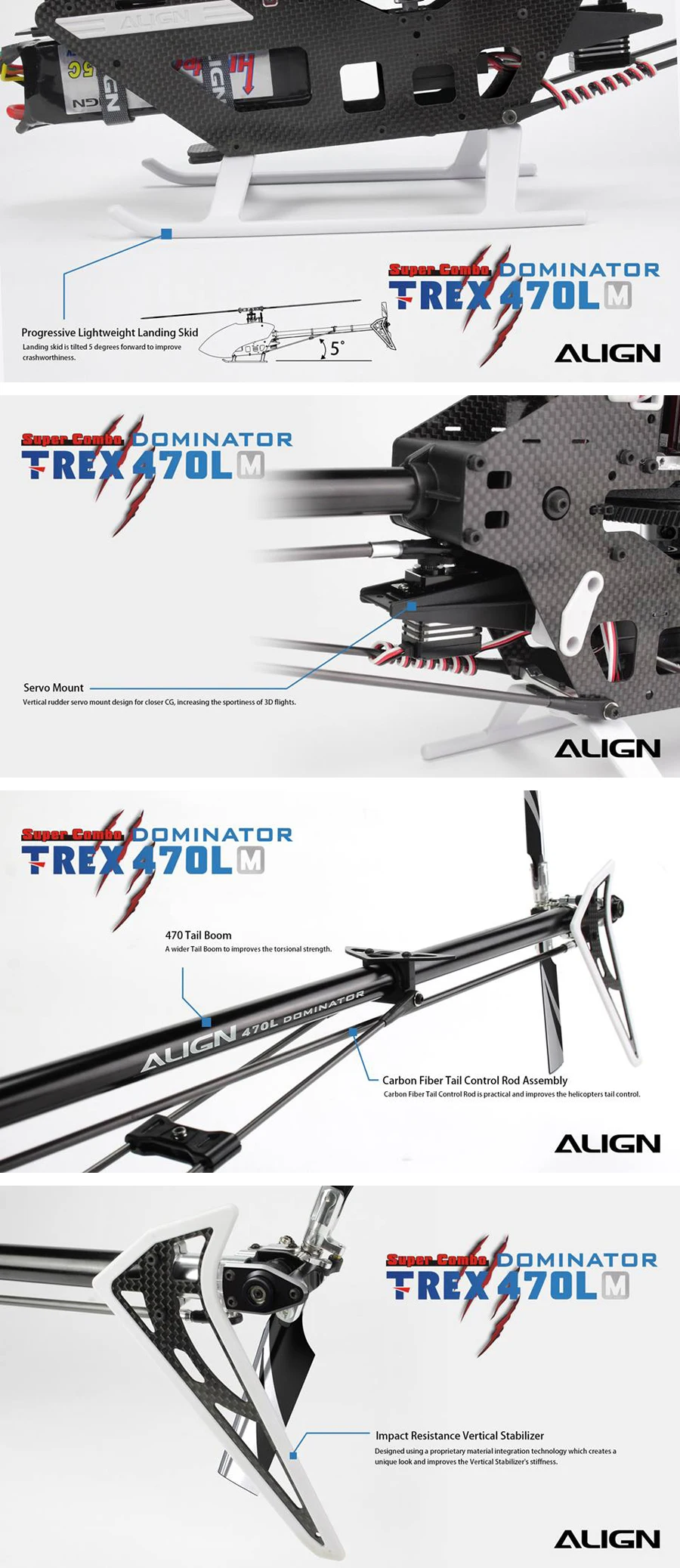 Align T-REX 470LM 470L Доминатор PNP RC Вертолет Комплект Ременный привод почти RTF RH47E06XW RH47E01XW