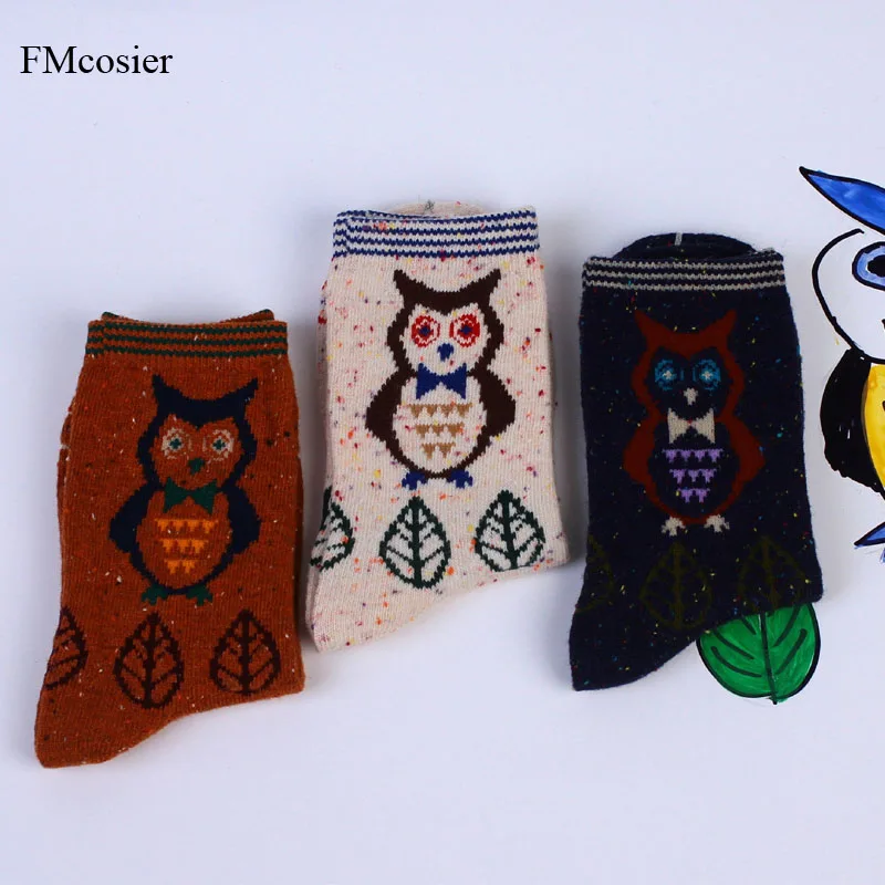 9 пар высокое качество женские зимние шерстяные носки с кроликом теплые модные