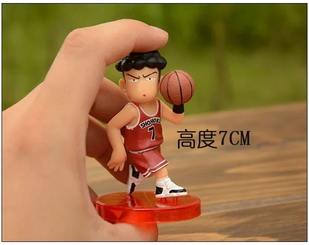 Экшн-фигурка Slam Dunk 8 см модель баскетбольной команды SHOHOKU автомобиля кукла