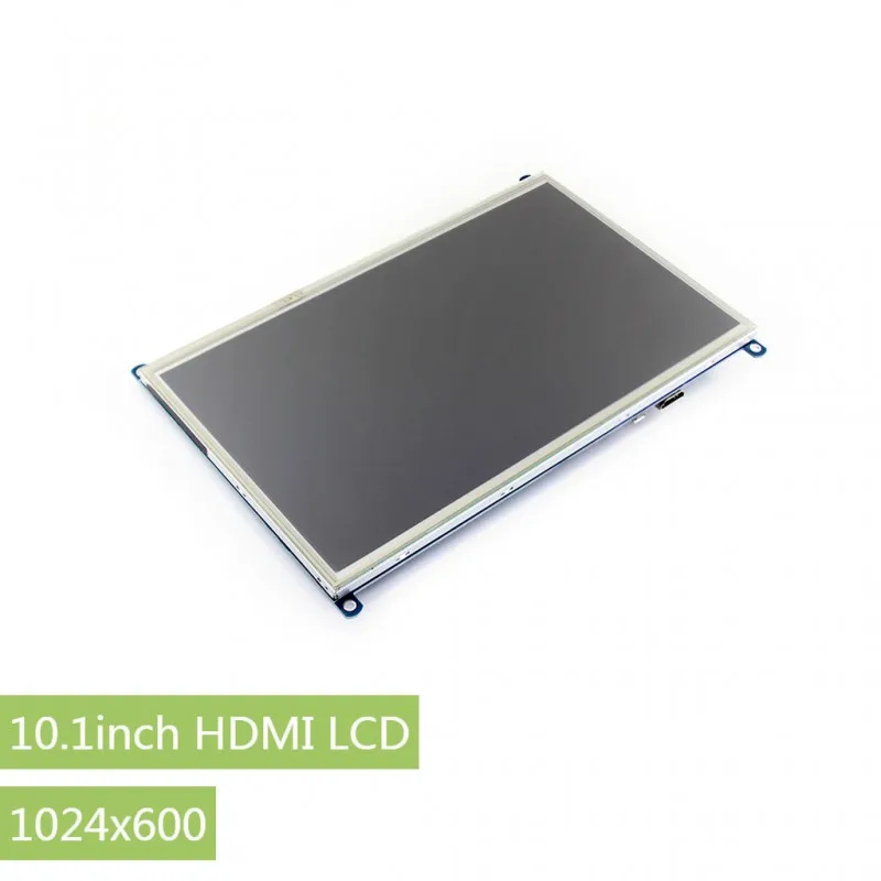 10,1 дюймовый HDMI ЖК-дисплей модуль резистивный сенсорный экран 1024x600 разрешение поддержка RPI 3B 3B+ Raspberry Pi Zero W WH