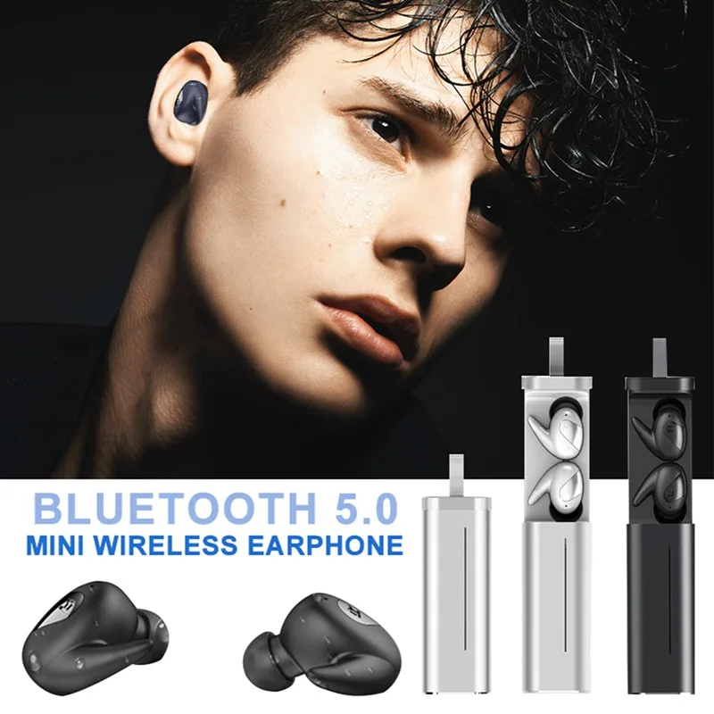 VTIN мини Беспроводной Bluetooth наушники 5 0 стерео вкладыши Водонепроницаемый