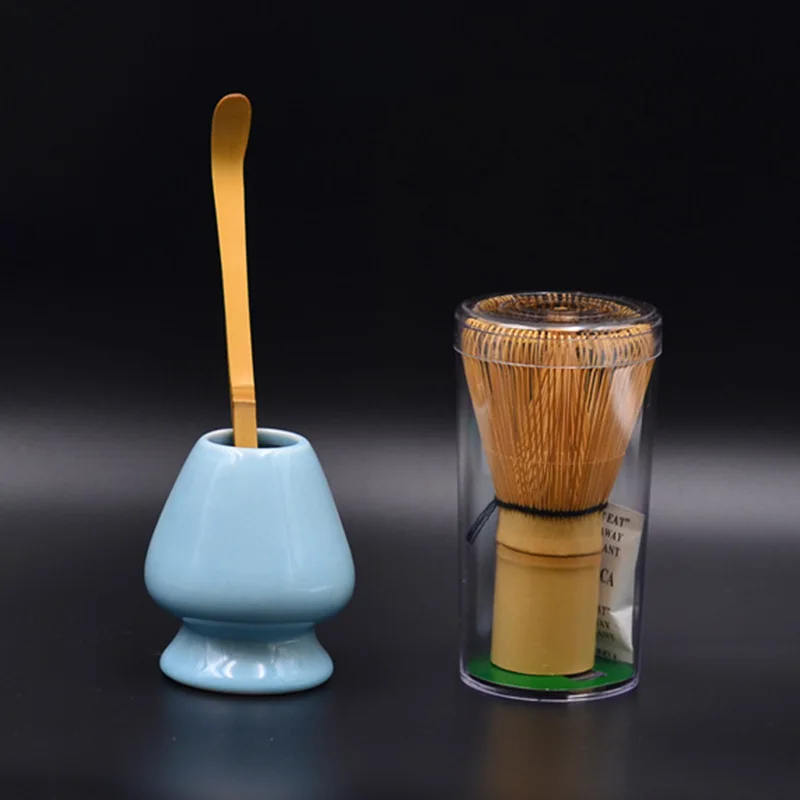 Комплект из 3 предметов в стиле ретро Matcha венчик для чая набор японской чайной