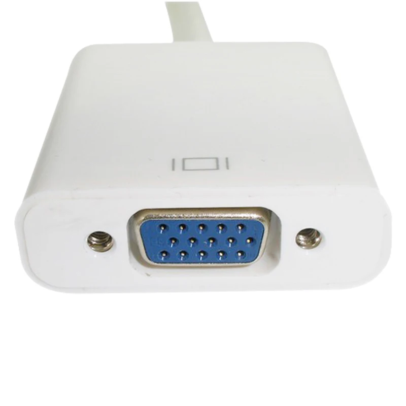 Mini DisplayPort mini Dp в VGA активный адаптер конвертер графическая карта с белым ноутбуком