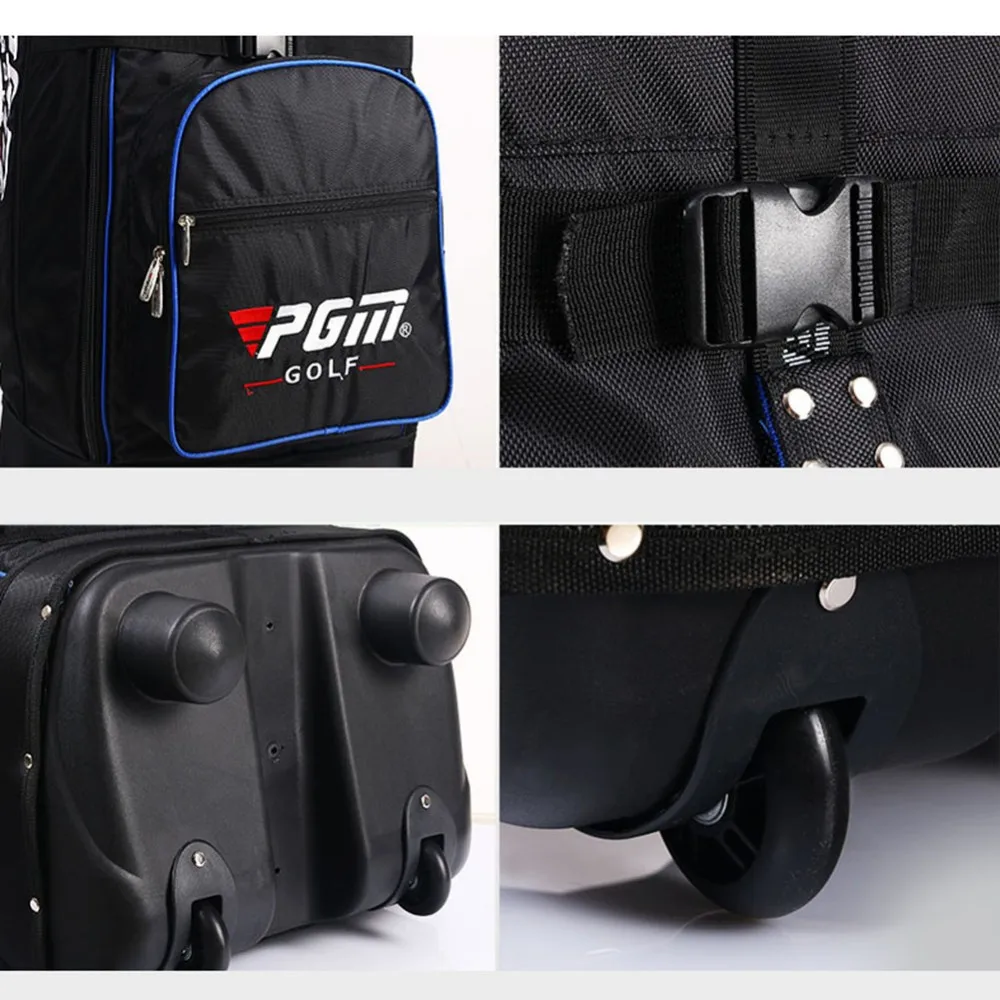 

Pgm Aviation Golf Air Bag With Wheels Folding Large Capacity Lightweight Golf Bag Outdoor Travelling Package High Quality D0070