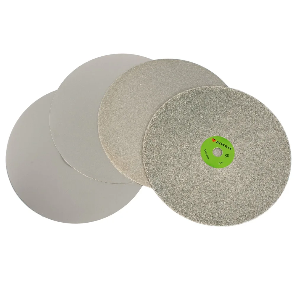 8-inch Grit 80/100/400/1000  Diamond Disc Stone Grinding Wheels Grinding Sanding Disc for Stone 200 mm 4 Pcs ILOVETOOL