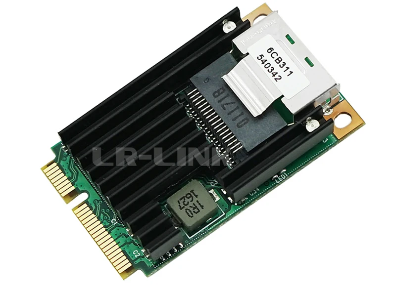LR-LINK 2203PF-2SFP двухпортовый мини PCI-express Gigabit Ethernet волоконно-оптическая lan сетевая карта сетевой адаптер Intel I350 Nic