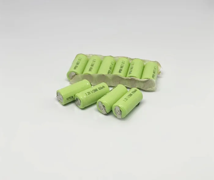 Saleaman 5 pack KX Оригинальный Новый 1 2 В 1/2AAA 400 мАч Ni MH 1/2 AAA Перезаряжаемые Батарея с