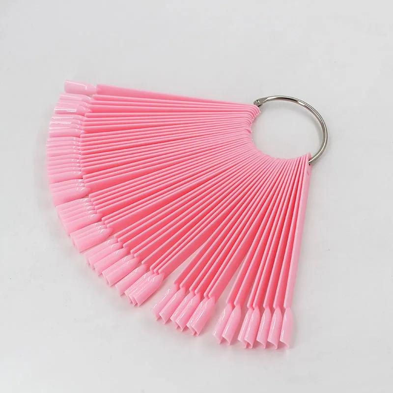 Ложные Типсы для дизайна ногтей 50 шт. дисплей на палочке Таблица цветов гель-лака