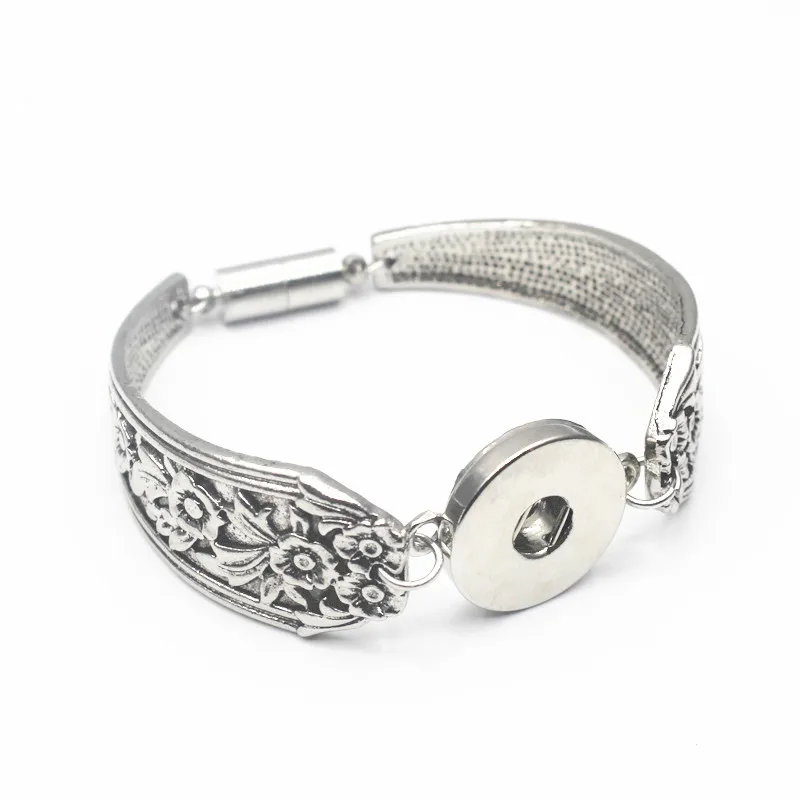 Часы женские винтажные с металлическими кнопками 18 мм 6 шт./лот|button bracelet|snap button