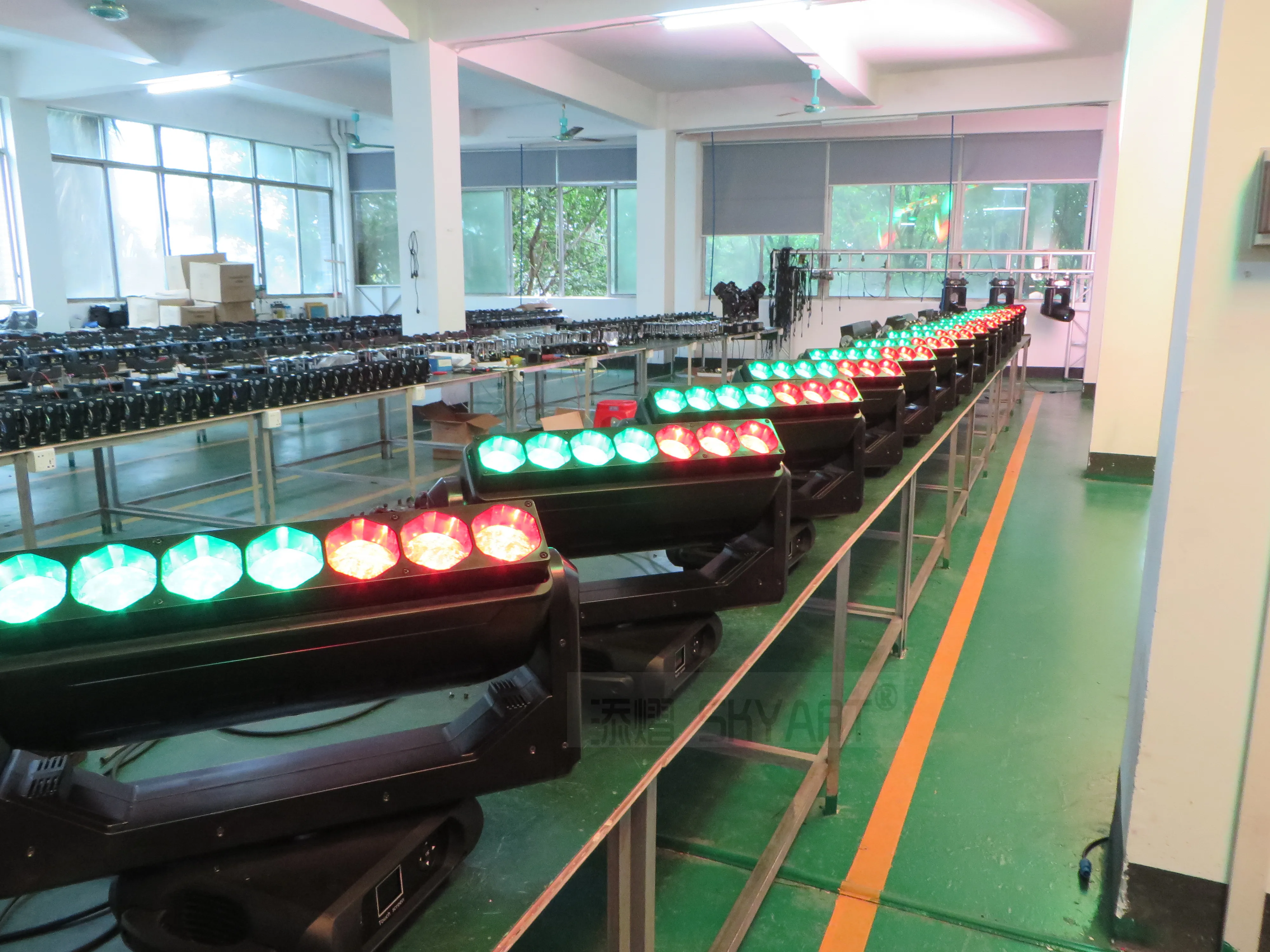 DJ Disco Club LED bar pixels 7x40w rgbw 4in1 zoom wash beam led moving head | Stage Lighting Effect