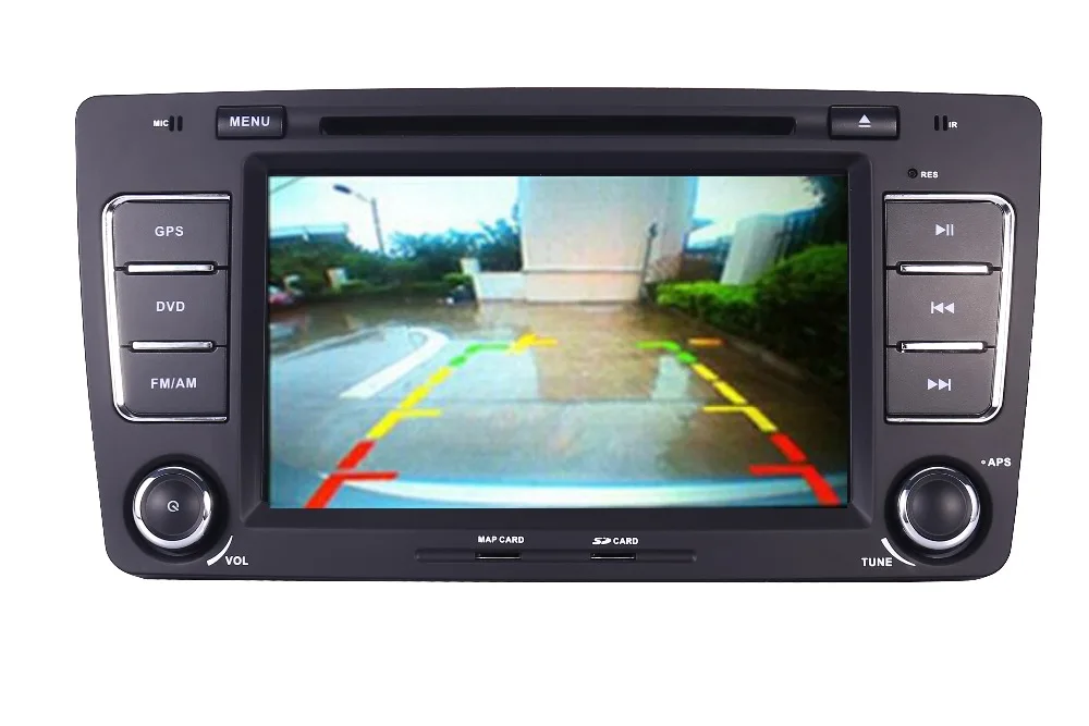 Автомобильный DVD-видеоплеер 2 Din 7 дюймов для SKODA Octavia 2009-2013 CANBUS 3G GPS-навигация Bluetooth