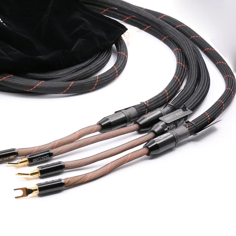 Динамик One с разъемом Spade Hi Fi 100% новый аудиокабель 2 5 м оригинальной