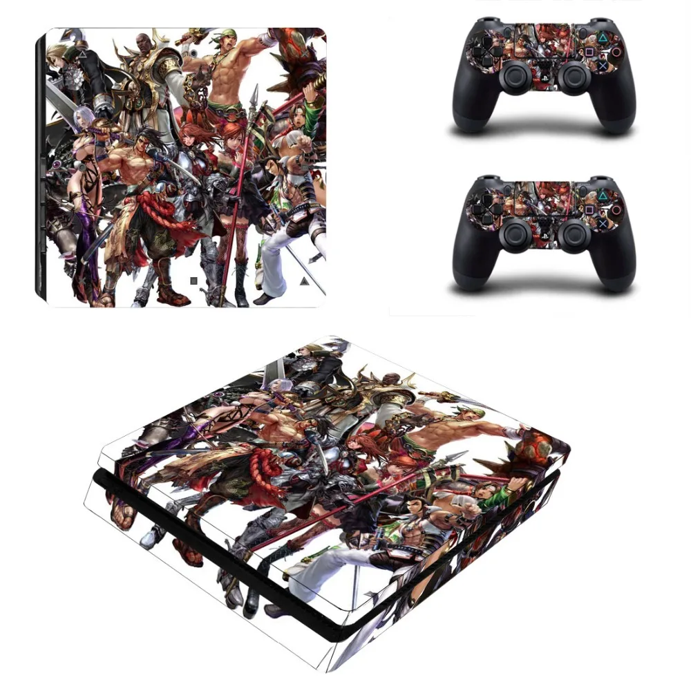 Soul Calibur VI PS4 тонкая наклейка на кожу Виниловая для Playstation 4 консоль и 2 контроллера |