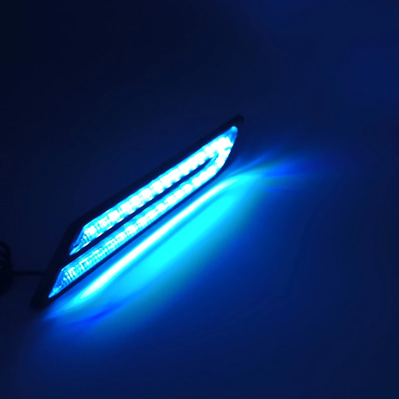 Автомобильная проблесковая 2 шт. DRL Led Габаритные огни автомобильный тормоз