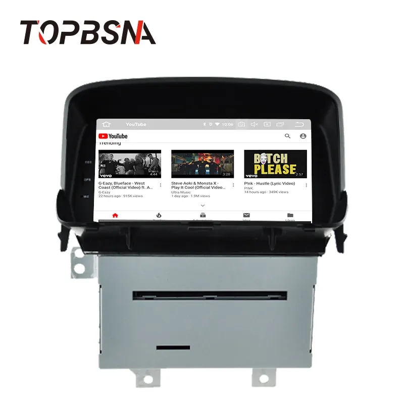 Мультимедийный плеер TOPBSNA DVD на Android 10 с GPS Wi Fi разъемами USB и RDS для OPEL MOKKA типоразмер