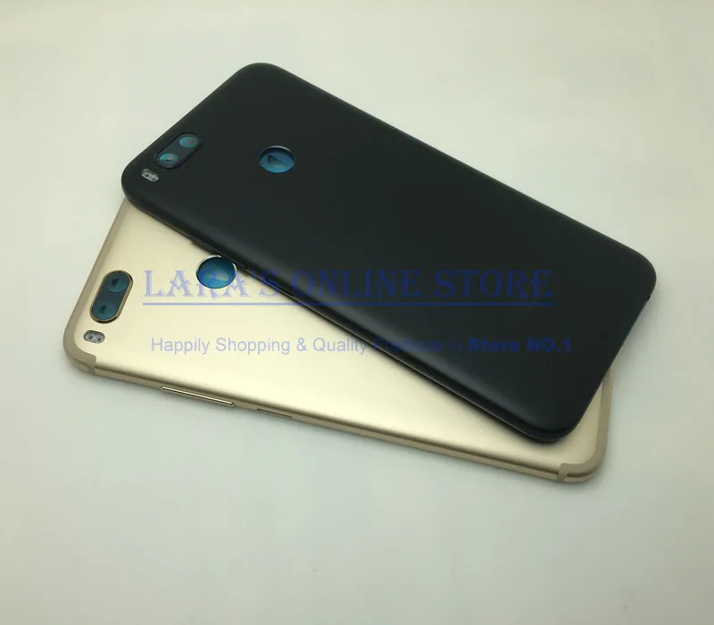 Для Xiaomi Mi A1 крышка батареи для Xiaomi Mi A1 Задняя Дверь Корпус Запасные части+ Кнопка громкости+ камера Стекло Объектив