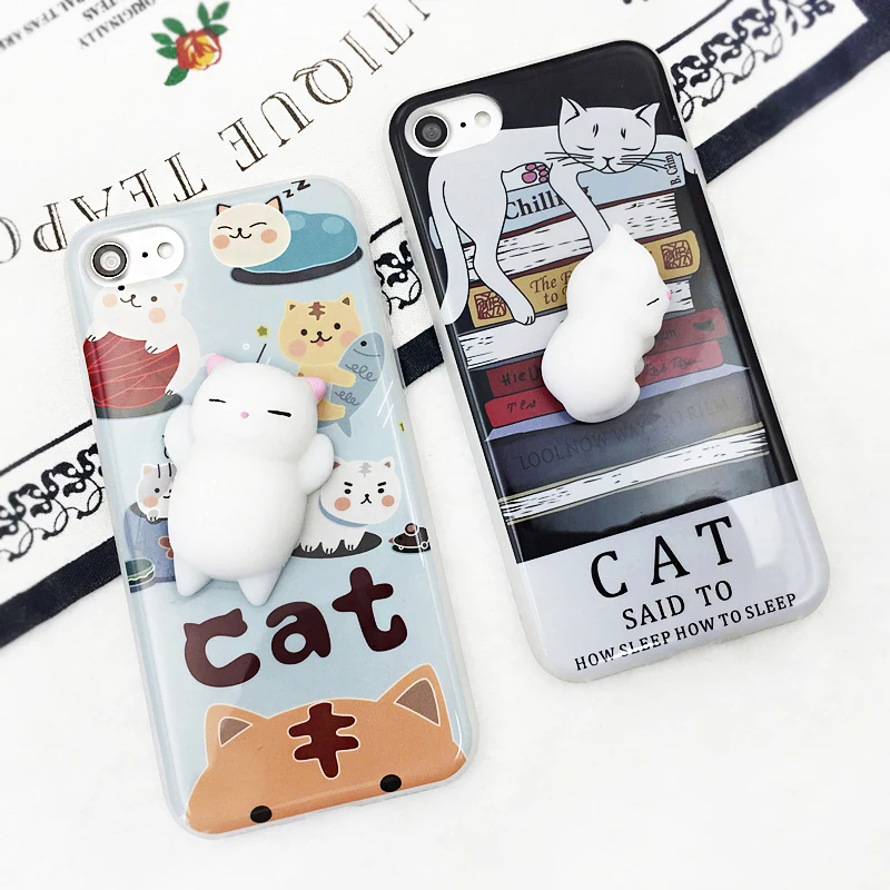 Для Wiko Lenny 2 Pulp Rainbow 4G Sunny Solf TPU Squishy Stereo Cat Claw Doll чехол для телефона|mobile phone cover|phone