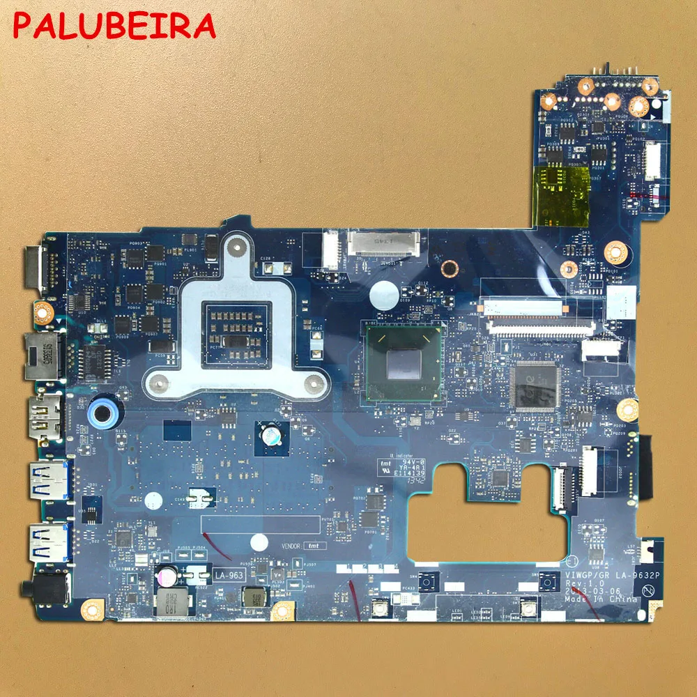 Материнская плата для ноутбука Lenovo G400 модель VIWGP/GR LA 9632P DDR3 HM70 100%