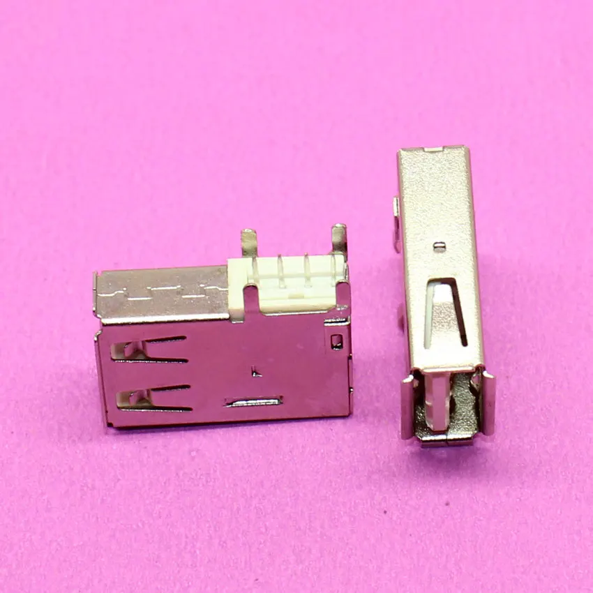 

YuXi 100% New USB 2.0 jack USB connector female 4P Side DIP Long Body