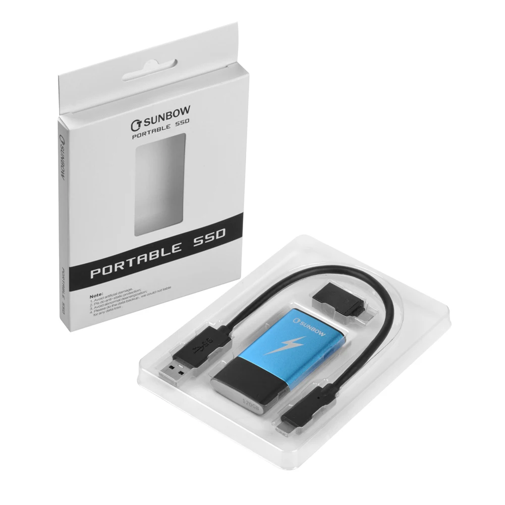 Новейший TCSUNBOW портативный SSD P1 250GB внешний твердотельный накопитель для настольного ноутбука