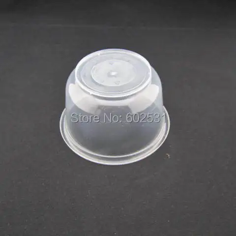 Утолщенная одноразовая пластиковая миска для супа с крышкой одноразовые