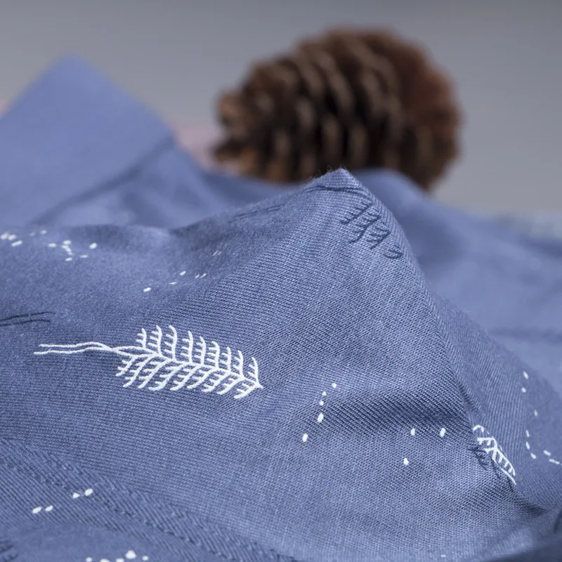 4 шт./партия мужские Модальные трусы боксеры с принтом в виде листьев дышащие