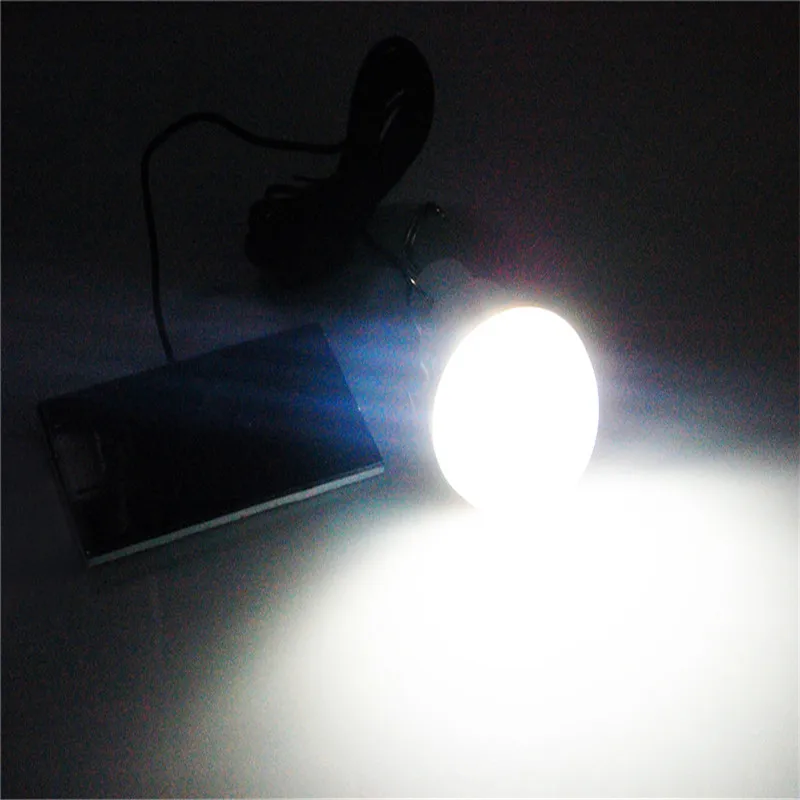 Переносная Светодиодная лампа на солнечной батарее светильник с панелью для