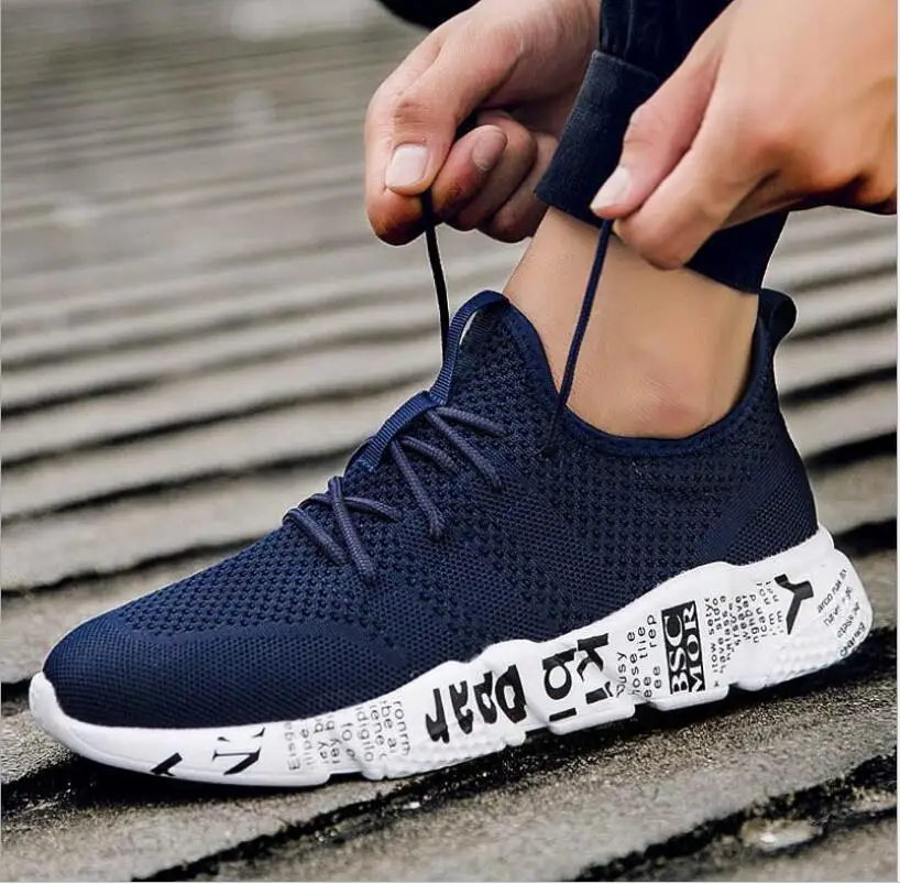 Woven Men Casual Shoes Breathable Male Tenis Masculino Zapatos Hombre Sapatos Outdoor Sneakers | Обувь
