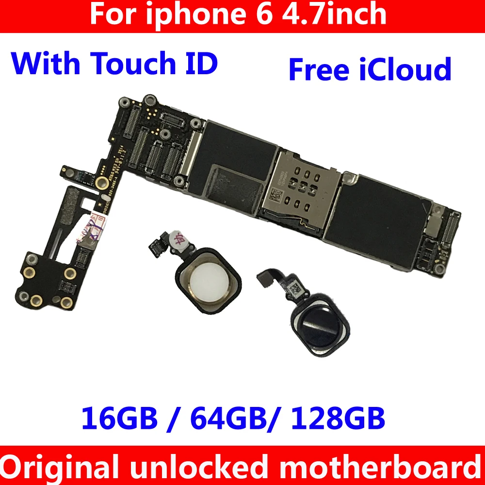 16 Гб 64 128 ГБ оригинальная материнская плата для iphone 6 разблокированный Бесплатный