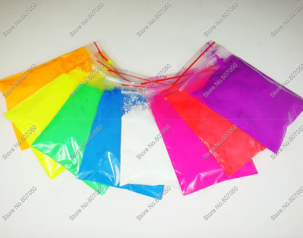 Смешанный 8 неоновые флуоресцентные краски для лака ногтей рисования и печати |