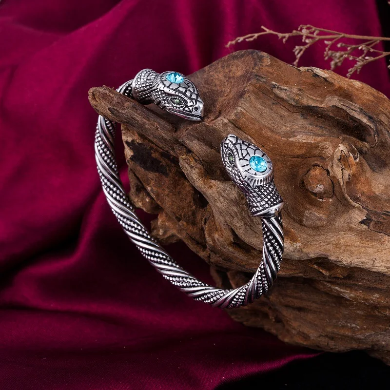 2019 Панк ювелирные изделия античное серебро/золото браслет Викинг манжета