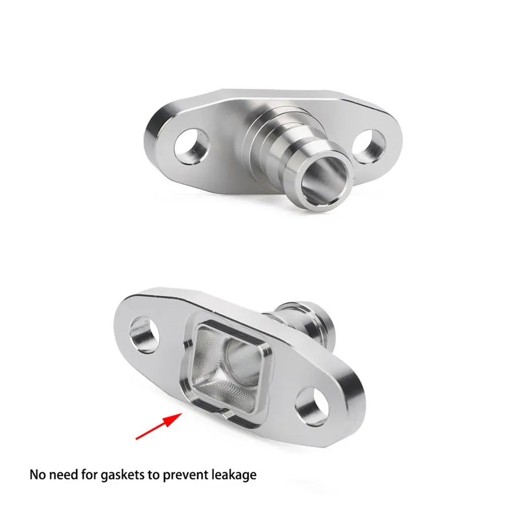 Aluminum Billet Oil Drain Return Flange Adapter set Turbo Fitting For T3 T4 T70 T04E Turbocharger | Обустройство дома