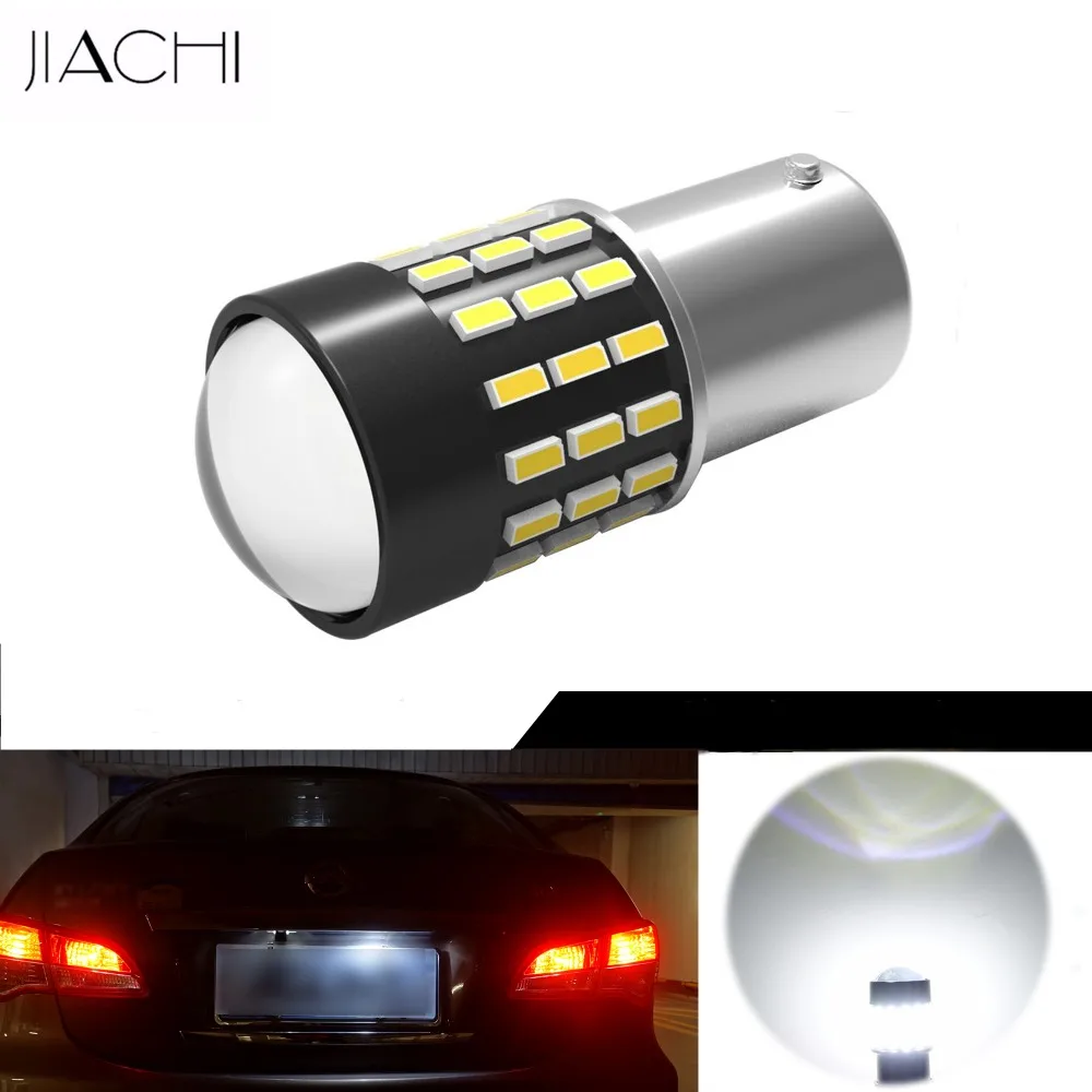 JIACHI 100 шт./лот 1157 BAY15D P21/5 Вт FPC светодиодный светильник 3014 SMD 78 светодиодный s Авто Автомобиль обратная остановка тормозов задний свет белый желтый красный 12-24 В
