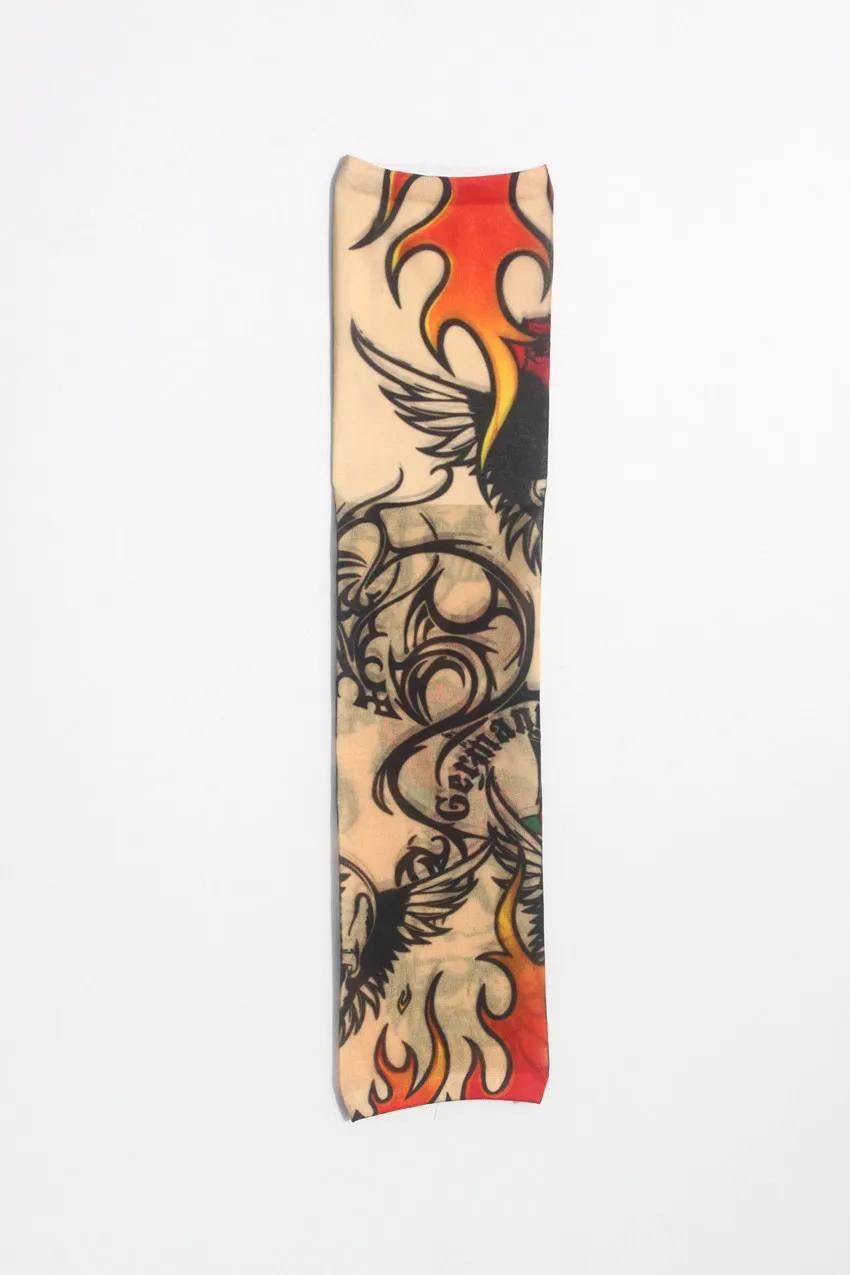 Only 1 pcs W59 Skull with Wing Temporary Fake Tattoo Art Sleeve Cool Beaut Sexy tattoo sleeve | Красота и здоровье