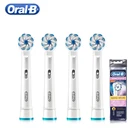 Мягкая Чувствительная резинка для удаления пятен и глубокой очистки Oral B EB60 сменные головки для электрической зубной щетки