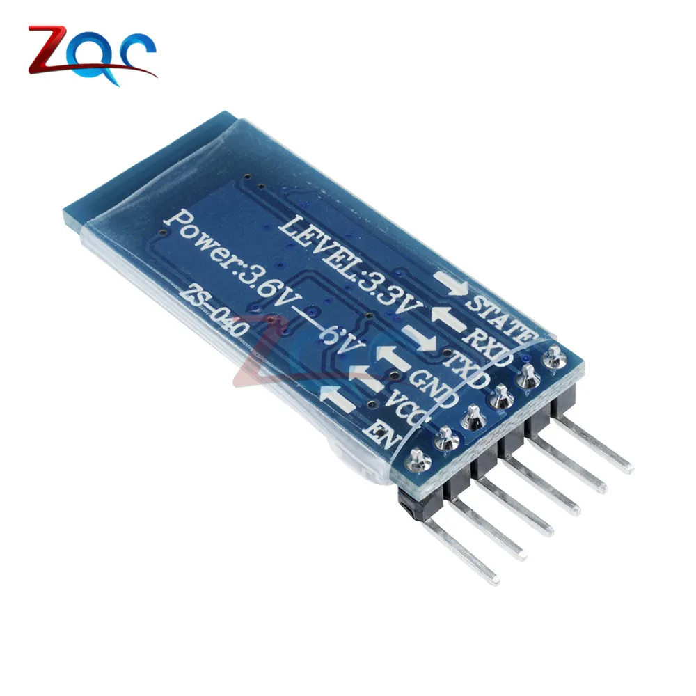 HC05 HC-05 подчиненная 6Pin JY-MCU антиреверса RF приемопередатчик беспроводной Bluetooth последовательный модуль 3,3 В для Arduino