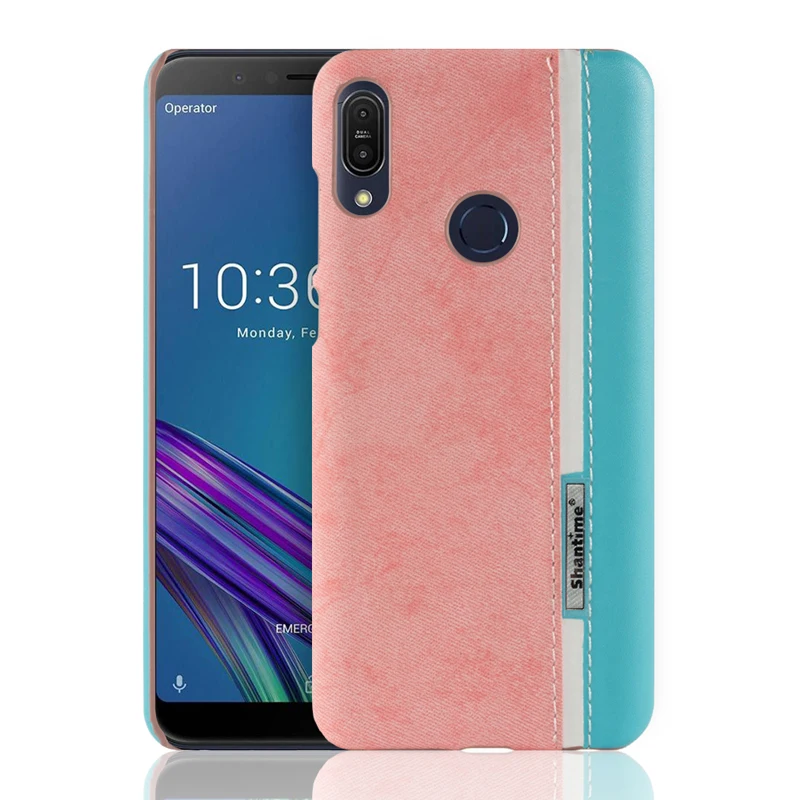 Pink Из искусственной кожи чехол для Asus Zenfone Max Pro M2 ZB631KL Модный Красочный чехол для телефона для Asus Zenfone Max M2 ZB633KL деловой чехол - Цвет: Pink