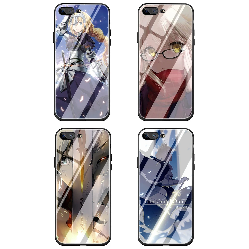 Fate Grand Order аниме закаленное стекло чехол для телефона iphone SE 2020 5 5S 6 6S Plus 7 8 X XS XR 11 Pro