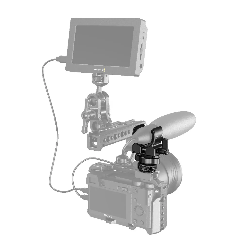 SmallRig DSLR камера клетка микрофон держатель (Холодный башмак) с диаметром 19-25 мм