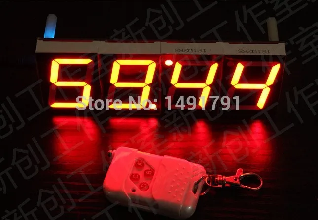 Часы Беспроводные с таймером обратного отсчета и пультом дистанционного