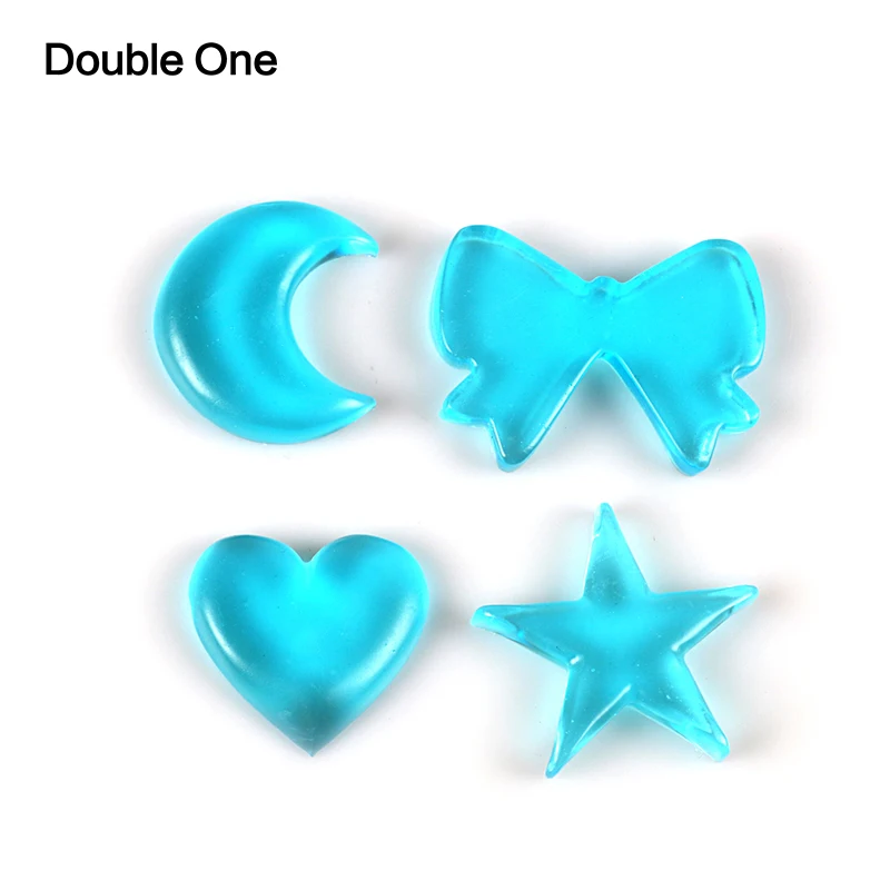 Луна Звезда Сердце Галстук бабочка 4 формы ювелирные изделия силиконовая смола