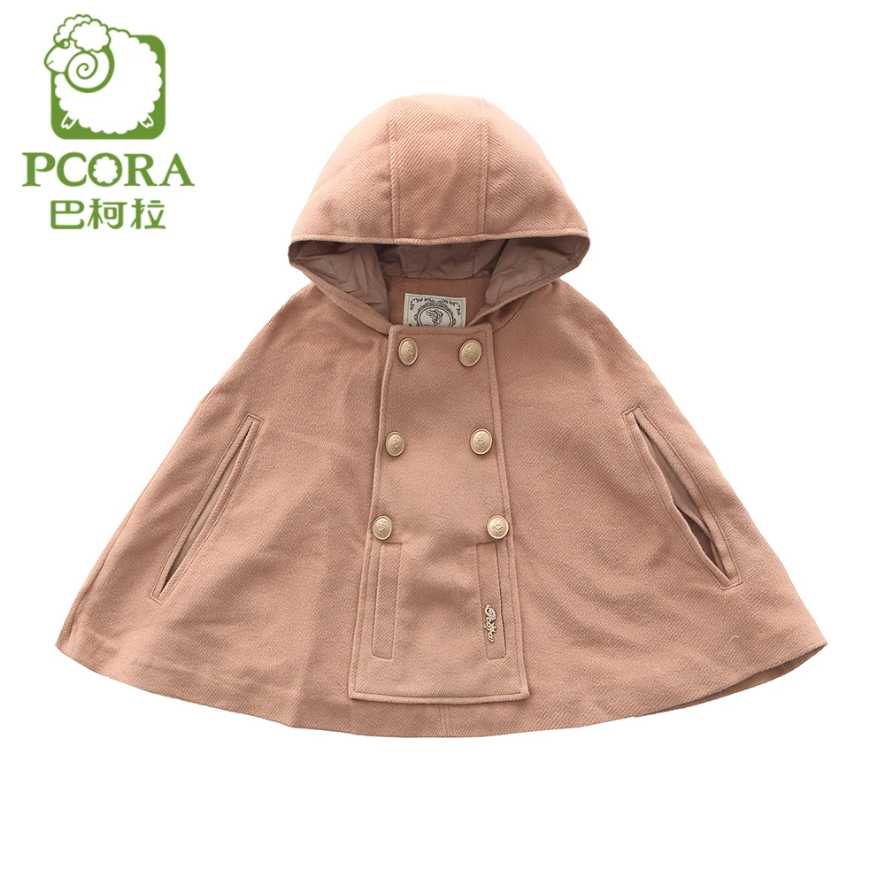 PCORA/Куртка для девочек на осень и зиму детская верхняя одежда красная с капюшоном